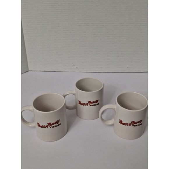 Betty Boop Coffee Mugs 2008 Kings Feature Syndicate SET of 3 Excellent Condition - Picture 6 of 10